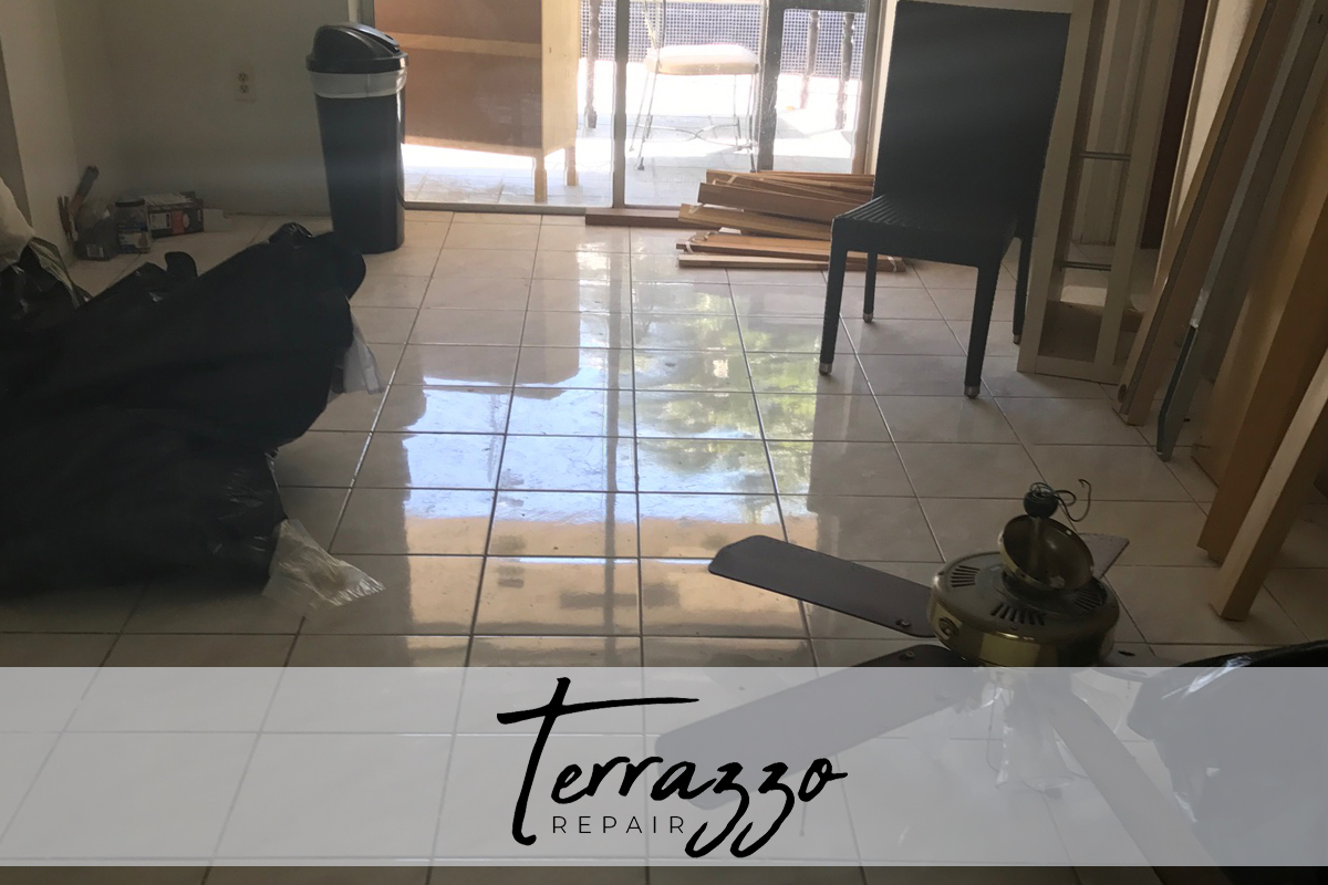 Terrazzo Tile Floor Removing Service Fort Lauderdale